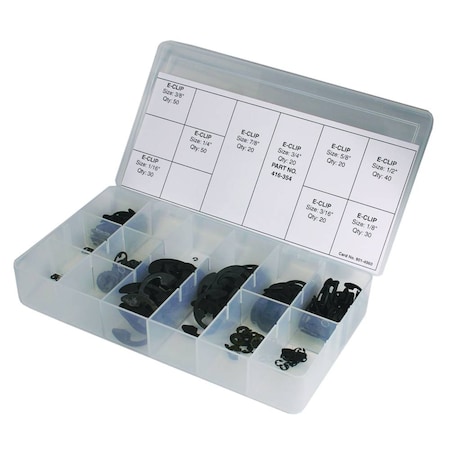 Stens E-Clip Kit - 280 Piece Kit 415-166 415-166